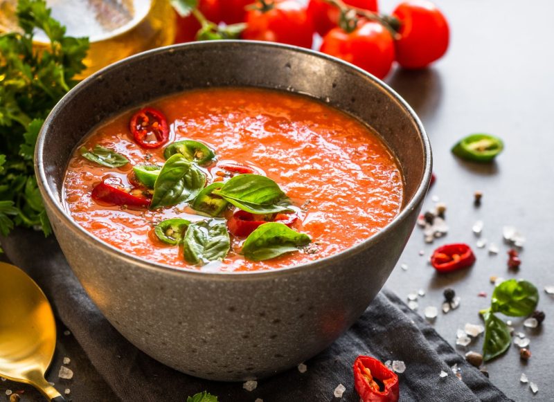 dozdrowia zupa witaminy Gazpacho przepis
